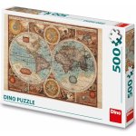 Dino Mapa světa 500 dílků – Zboží Dáma