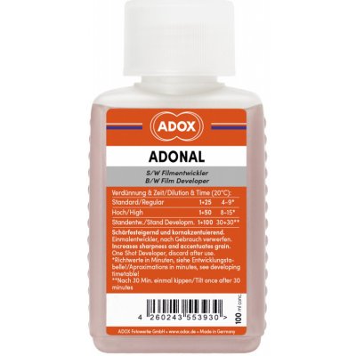 Adox Rodinal/Adonal 100 ml negativní vývojka – Zbozi.Blesk.cz