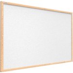 Allboards TKWHITE129D korková tabule v dřevěném rámu 120 x 90 cm – Zboží Dáma