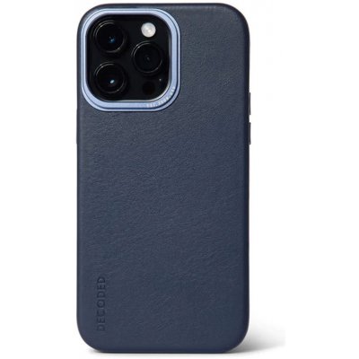 Pouzdro Decoded Leather Backcover MagSafe iPhone 14 Pro - Navy