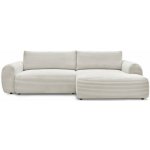 Bobochic Paris Lucien rohová pohovka bílá/béžová čtyřmístná – Sleviste.cz