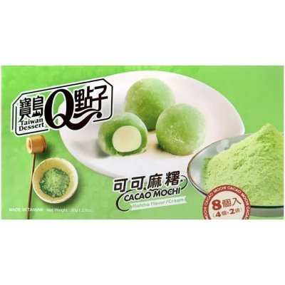 Taiwan Dessert Mico Mochi s příchutí Matcha 80 g – Sleviste.cz