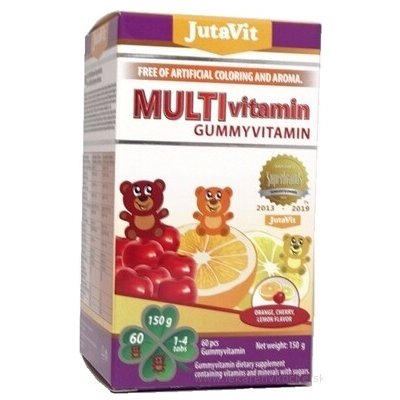 JutaVit Gumkáči Vitamin C 100 mg Kids gumové medvídky 60 tablet – Hledejceny.cz