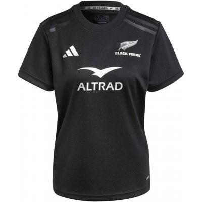 adidas Black Ferns Home Supporters Shirt 2024 Womens Black – Zboží Mobilmania