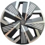 CARFACE Kryty kol EVO TALCO 16", černo-stříbrné - sada 4ks | Zboží Auto