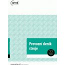 Optys 1234 Provozní deník stroje A4 nepropisující