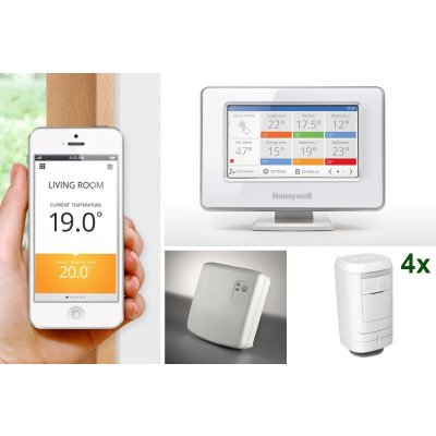 Honeywell Evohome WiFi Set 4 HR91EE – Zboží Mobilmania