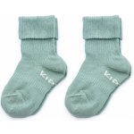 KipKep Dětské ponožky Stay-on-Socks 2 páry Pale Green měs. – Zboží Dáma