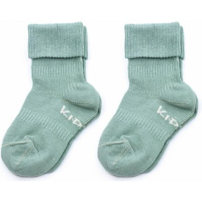 KipKep Dětské ponožky Stay-on-Socks 2 páry Pale Green měs. – Zboží Dáma