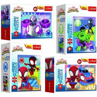 Trefl Mini miniMAXI 20 dílků Spidey a jeho úžasní přátelé – Zboží Mobilmania