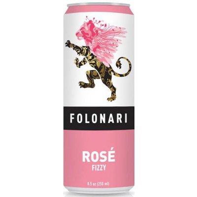 Folonari Rosé Fizzy 11,5% 0,25 l (plech) – Zboží Dáma