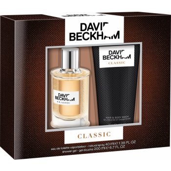 David Beckham Classic EDT 40 ml + sprchový gel 200 ml dárková sada