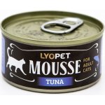 Lyopet cat Tuňákový Mousse 90 g – Sleviste.cz
