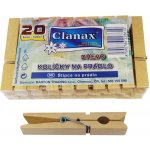 Clanax dřevěné kolíčky na prádlo 20 ks – Hledejceny.cz