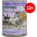 Taste of the Wild Sierra Mountain 12 x 390 g – Hledejceny.cz