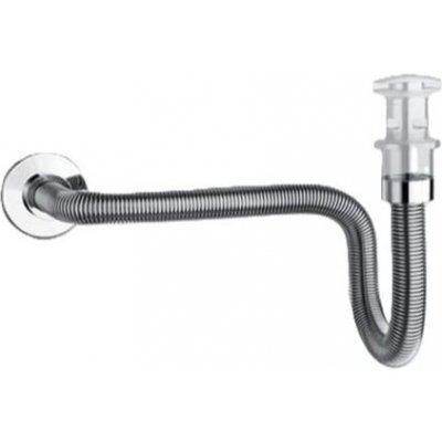 Flexibilní umyvadlový sifon Silfra 80cm chrom PP13051 – Zboží Mobilmania