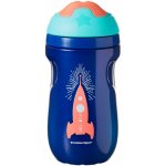 Tommee Tippee netekoucí termohrnek s brčkem Explora tyrkysovo růžová 260 ml – Zboží Dáma