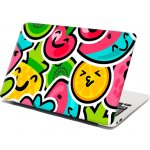 Sablio Samolepka na notebook Veselé ovoce - 29x20 cm – Zboží Živě