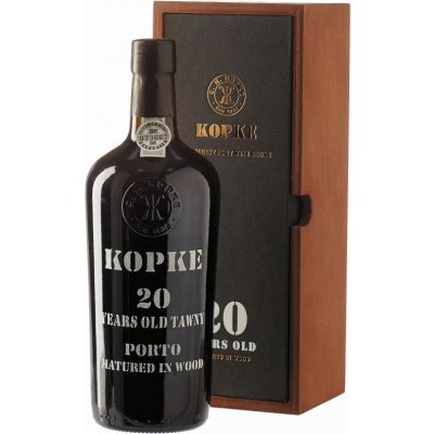 Kopke Porto Tawny 20y 20% 0,75 l (dřevěná kazeta) – Zboží Mobilmania