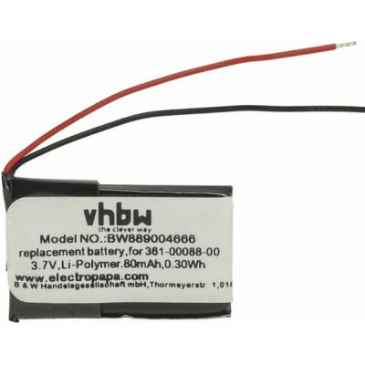 VHBW Baterie pro Garmin VivoSmart HR / Approach X40, 80 mAh - neoriginální – Zboží Živě
