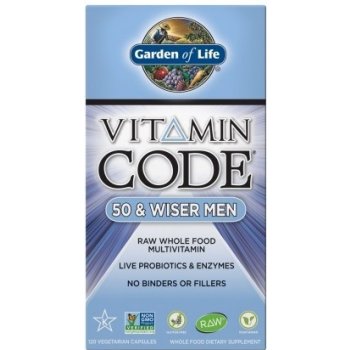 Garden of Life Vitamin Code 50 pro muže po padesátce 120 kapslí