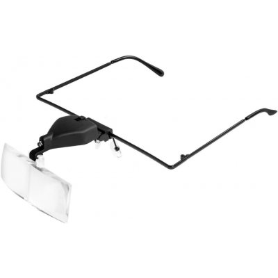 Onpira Zvětšovací brýle s LED světlem a lupou 1.5/2.5/3.5x – Zboží Mobilmania