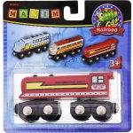 Maxim 50502 Lokomotiva parní červená dlouhá – Zboží Dáma