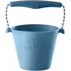 Scrunch silikonový kbelíček na písek Duck Egg Blue