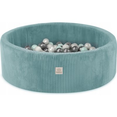 Misioo suchý bazén 90 x 30 cm modrý manšestr + 200 míčků – Sleviste.cz