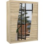 ADRK Furniture Bolton 150 Sonoma se zrcadlem – Zbozi.Blesk.cz