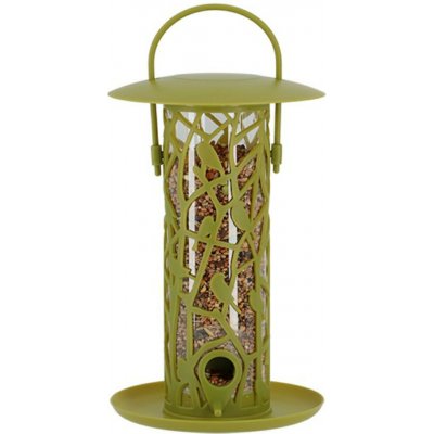 Esschert Design Závěsné krmítko pro ptáky Silo 23 x 16 cm plast zelená – Zboží Dáma