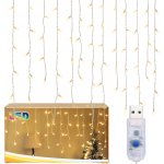 Jipos Tools Světelný závěs rampouchy 96 LED USB 3,5m R2750 – Hledejceny.cz