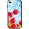 Pouzdro a kryt na mobilní telefon Apple TopQ iPhone SE 2022 silikon Tulips 74505