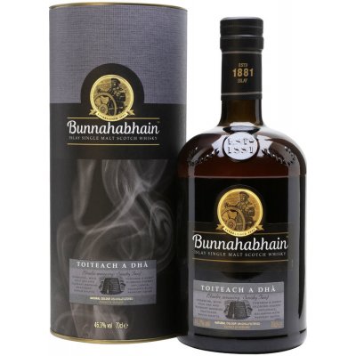 Bunnahabhain Toiteach A DHÁ 46% 0,7 l (tuba) – Zboží Mobilmania