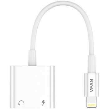 Vipfan L10 Lightning na Lightning + mini jack 3,5 mm AUX , 10cm, bílý od  180 Kč - Heureka.cz