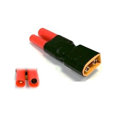 Adaptér XT60 samec / HXT bullet 4mm - A – Zboží Dáma