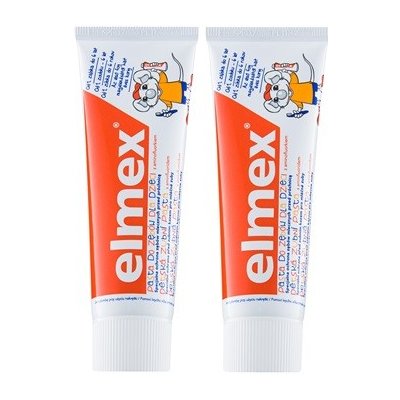 Elmex dětská zubní pasta Kids Duopack 2 x 50 ml – Zboží Dáma