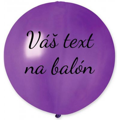 Personal Svet balonku Balón s textem Fialový 80 cm