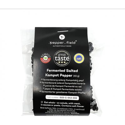 Fermentovaný solený Kampotský pepř Pepper Field 40 g – Zboží Dáma