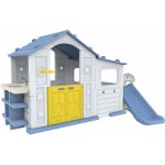 Ramiz Zahradní domek pro děti se skluzavkou 3v1 modrá – Zbozi.Blesk.cz