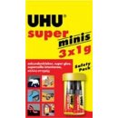  UHU Super Glue Minis 3x1g