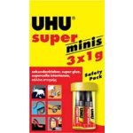 UHU Super Glue Minis 3x1g – Zboží Mobilmania