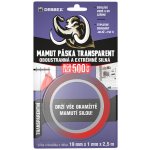 Den Braven Mamut Oboustranná a extrémně silná páska 19 mm × 1 mm x 2,5 m transparentní – Sleviste.cz