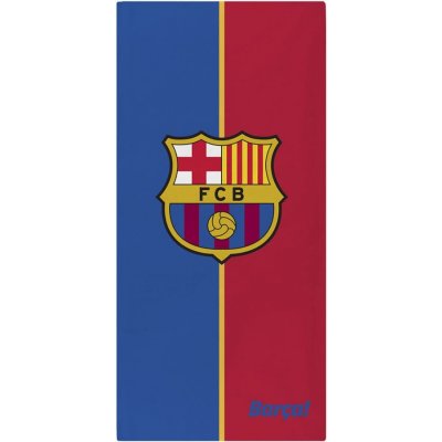 CurePink osuška FC Barcelona: Znak - Barca! 70 x 140 cm