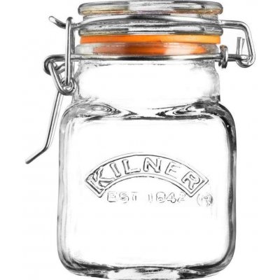 Kilner Hranatá sklenice s klipem 70 ml