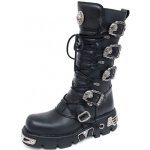 New Rock boty kožené Cross Boots 403-S1 black černé – Zboží Mobilmania