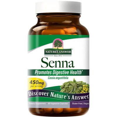 Nature's Answer Senna Leaves 90 Veg Kapslí – Hledejceny.cz