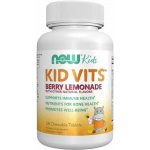 NOW Kid Vits Berry blast Multivitamín pro děti 120 žvýkacích pastilek – Hledejceny.cz