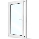 SkladOken.cz Okno jednokřídlé 80x140 cm bílé otevíravé i sklopné LEVÉ – Sleviste.cz