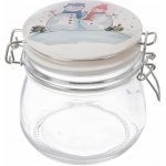 Orion Skleněná dóza s klipovým uzávěrem SNĚHULÁK 500ml – Hledejceny.cz